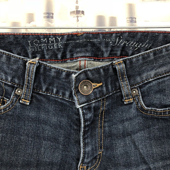Tommy Hilfiger Women Size 2R 2 Reg Straight Leg Blue Denim Jeans Medium Wash - Picture 5 of 7
